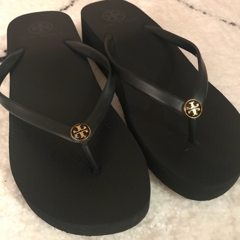Tory Burch wedge flip flop